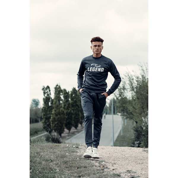 Joggingpak met Sweater Kids/Volwassenen Grijs SlimFit Polyester Joggingpak met Sweater Kids/Volwassenen Grijs SlimFit Polyester