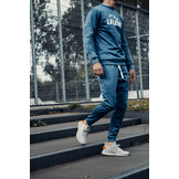 Joggingpak met Sweater Kids/Volwassenen Blauw SlimFit Polyester Joggingpak met Sweater Kids/Volwassenen Blauw SlimFit Polyester