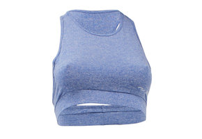 Women's Sports Bra Mesh Blue