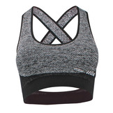 Crossback Sports Bra grey/black