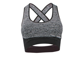 Crossback Sports Bra grey/black