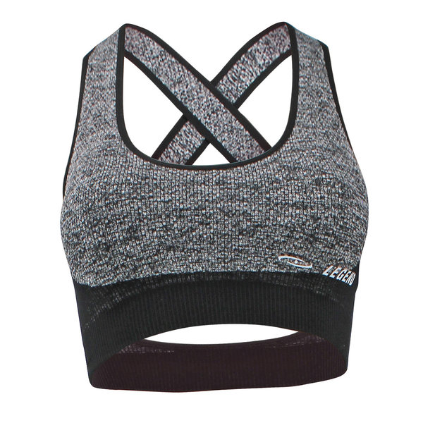 Crossback Sports Bra grey/black