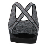 Crossback Sports Bra grey/black