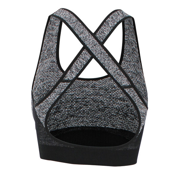 Crossback Sports Bra grey/black