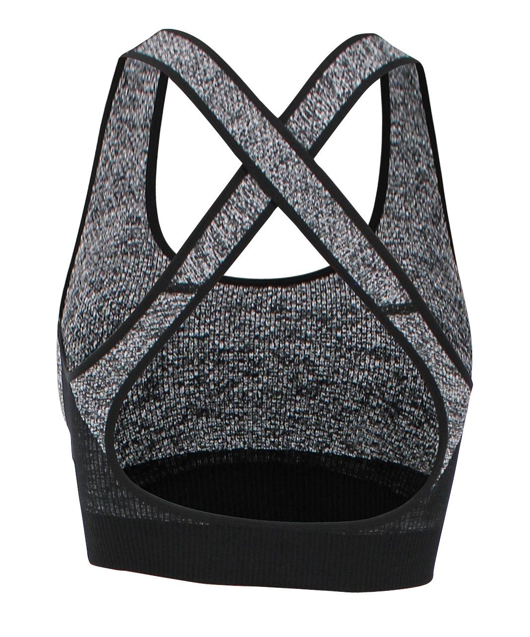 Crossback Sports Bra grey/black