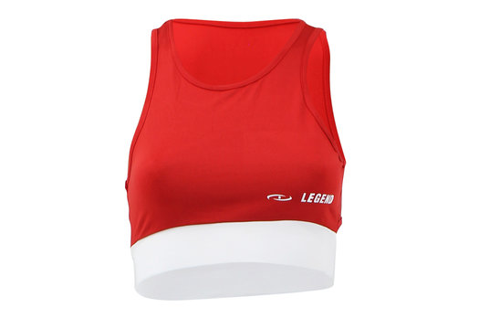 Dames Sport-BH Red White Stripe