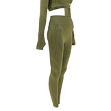 Sports Legging Army Green