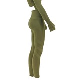 Sports Legging Army Green