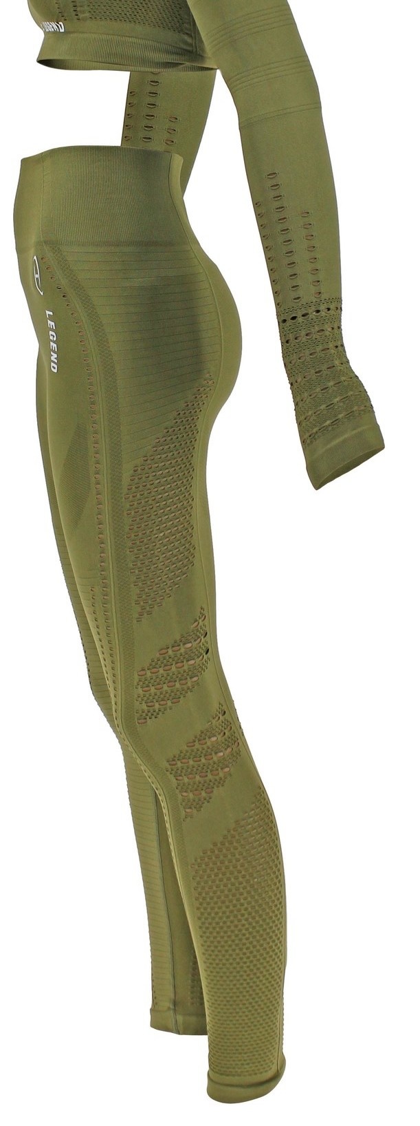 Sports Legging Army Green