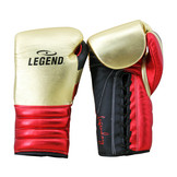Lace Boxing Gloves Limited Men's/Women's Black-Red-Gold Leather Lace Boxing Gloves Limited Men's/Women's Black-Red-Gold Leather