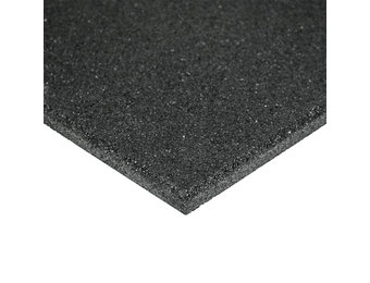 Fitnessvloer | Heavy Duty Rubber | 1,5 cm | Zwart