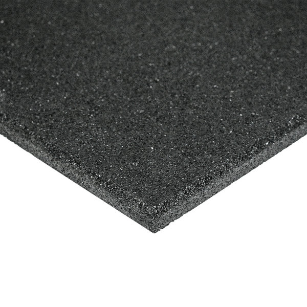 Fitness floor | Heavy Duty Rubber | 1.5cm | Black