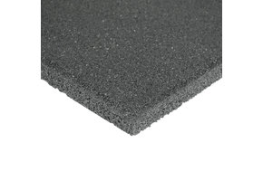 Fitness floor | Heavy Duty Rubber | 3 cm | Black