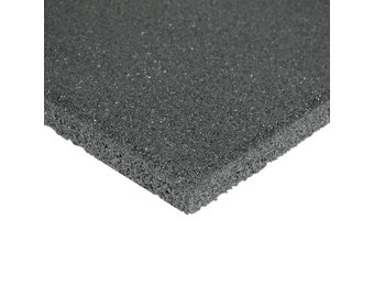 Fitnessvloer | Heavy Duty Rubber | 3 cm | Zwart