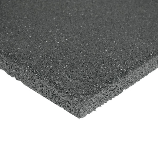 Fitness floor | Heavy Duty Rubber | 3 cm | Black