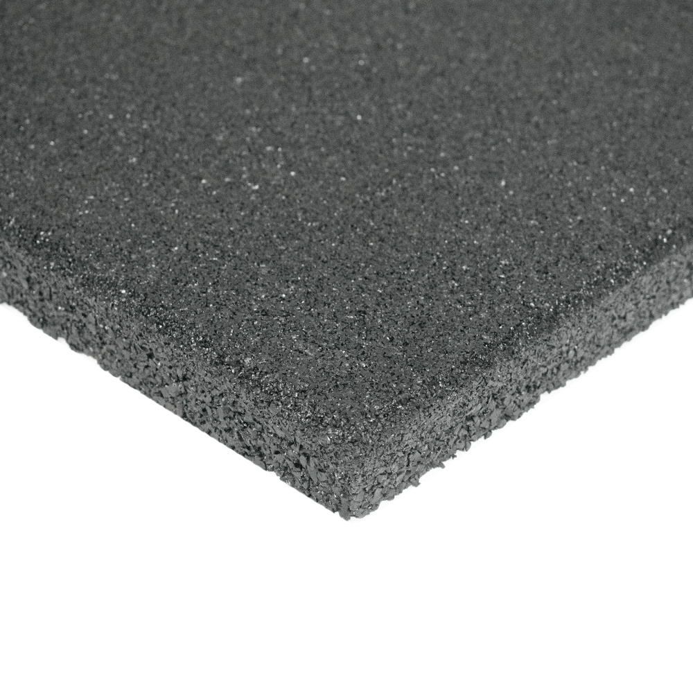 Fitness floor | Heavy Duty Rubber | 3 cm | Black