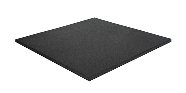 Fitness floor | Heavy Duty Rubber | 3 cm | Black