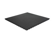 Fitnessvloer | Heavy Duty Rubber | 4,3 cm | Zwart