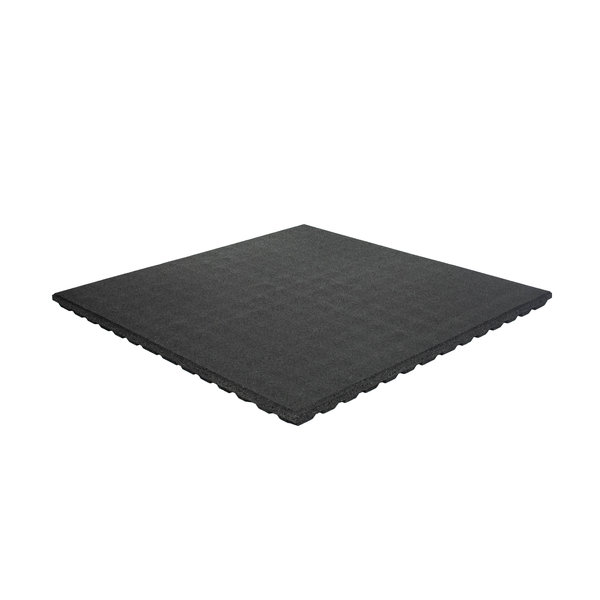 Fitness floor | Heavy Duty Rubber | 4.3cm | Black