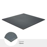 Fitness floor | Heavy Duty Rubber | 1.5cm | Dark gray