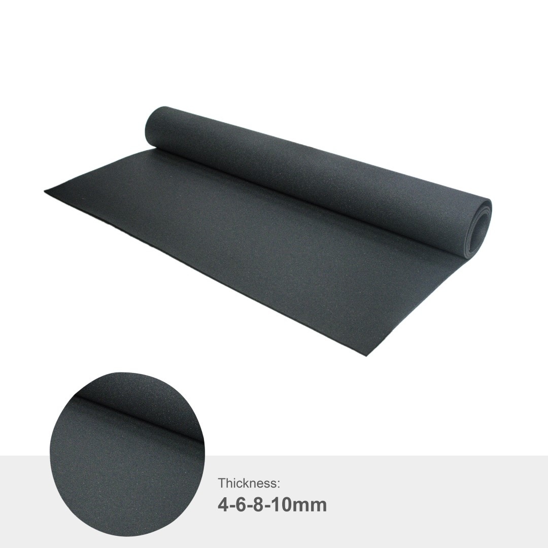 Sports Floor Roll | Pure Black
