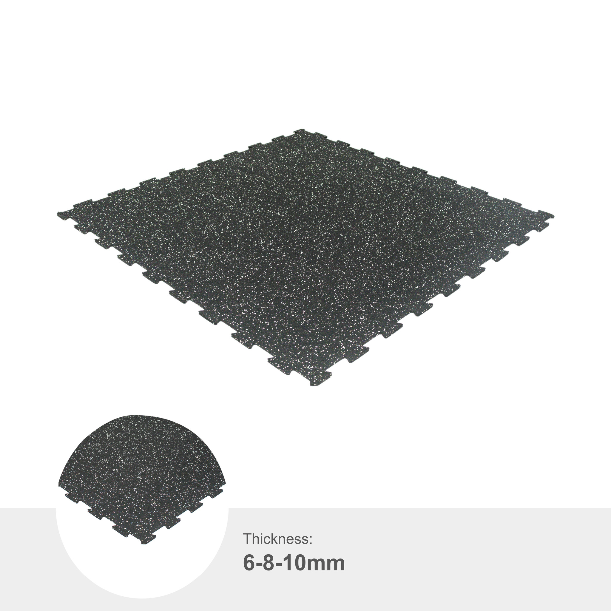 Puzzle Mat | Five | Gray | 100x100cm