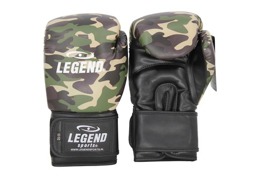 Powerfit & Protect Bokshandschoenen Heren/Dames Camo Army PU
