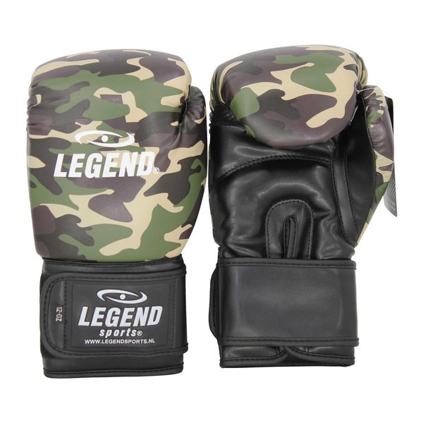 Powerfit & Protect Bokshandschoenen Heren/Dames Camo Army PU Powerfit & Protect Bokshandschoenen Heren/Dames Camo Army PU