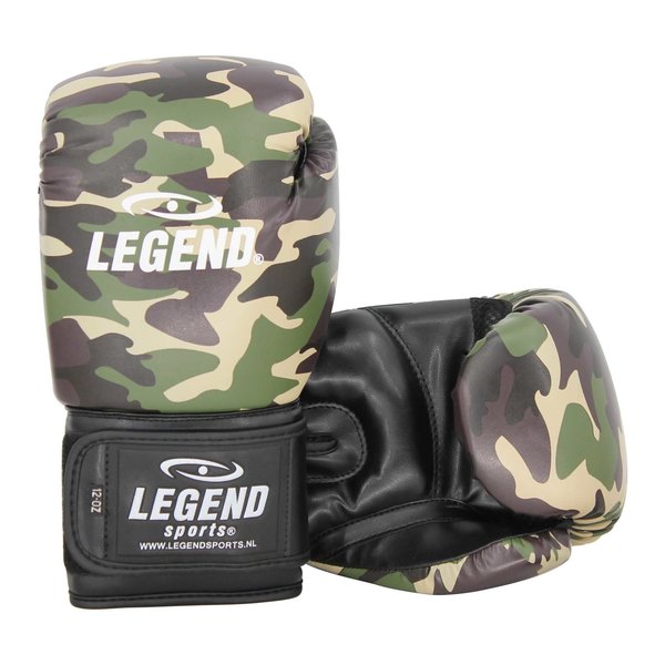 Powerfit & Protect Bokshandschoenen Heren/Dames Camo Army PU Powerfit & Protect Bokshandschoenen Heren/Dames Camo Army PU