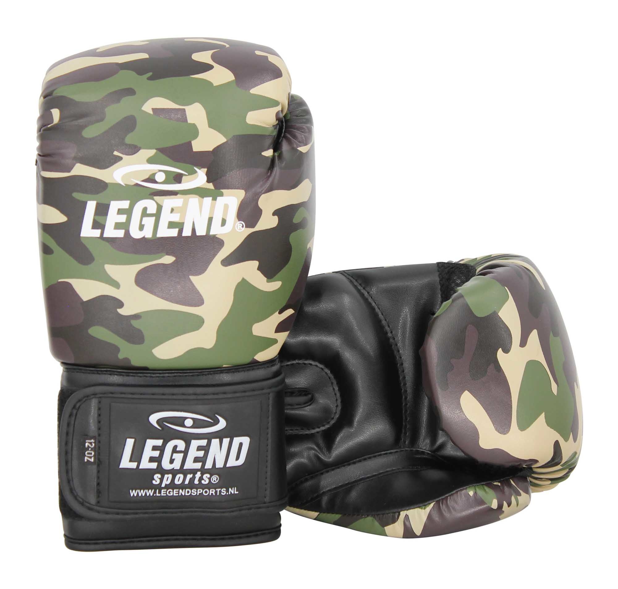 Powerfit & Protect Boxing Gloves Men/Women Camo Army PU