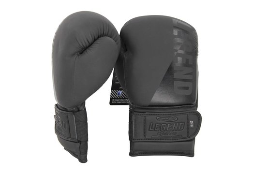 Wrist Lock Bokshandschoenen Heren/Dames Mat Zwart Leer