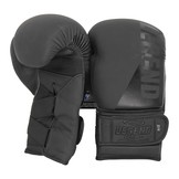 Wrist Lock Bokshandschoenen Heren/Dames Mat Zwart  Leer Wrist Lock Bokshandschoenen Heren/Dames Mat Zwart  Leer