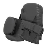 Wrist Lock Bokshandschoenen Heren/Dames Mat Zwart  Leer Wrist Lock Bokshandschoenen Heren/Dames Mat Zwart  Leer