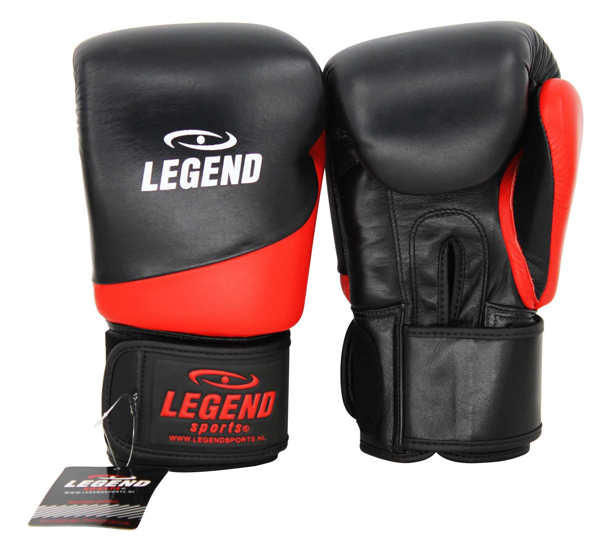 Leren Bokshandschoenen Legend Thai 2.0 Rood