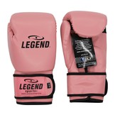 Powerfit & Protect Boxing Gloves Ladies Salmon Pink PU