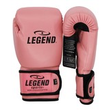 Powerfit & Protect Boxing Gloves Ladies Salmon Pink PU