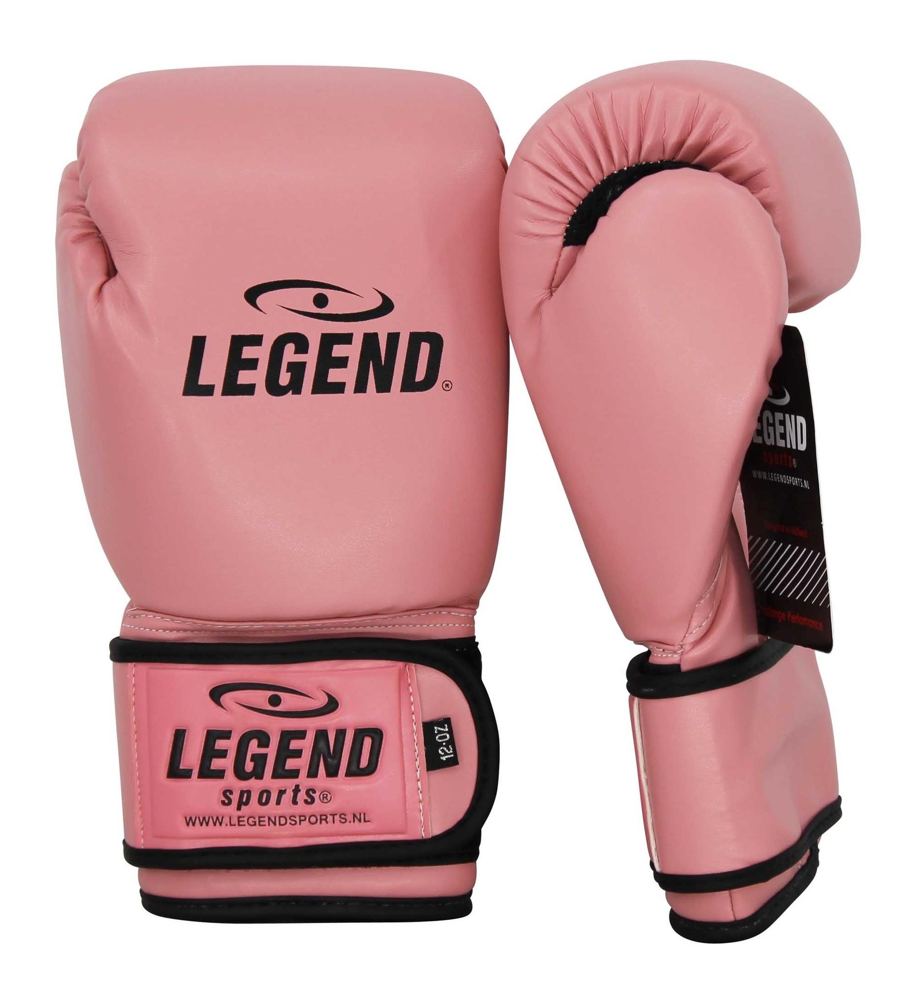 Powerfit & Protect Boxing Gloves Ladies Salmon Pink PU