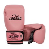 Powerfit & Protect Boxing Gloves Ladies Salmon Pink PU