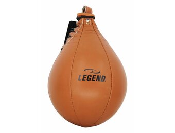 Lederen Boksbal legend speedball Bruin