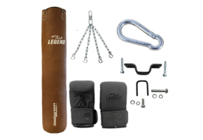 Bokszak Bruin Vintage  / Plafondbeugel Set diverse maten