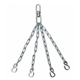 Punching bag Brown Vintage / Wall bracket Set various sizes