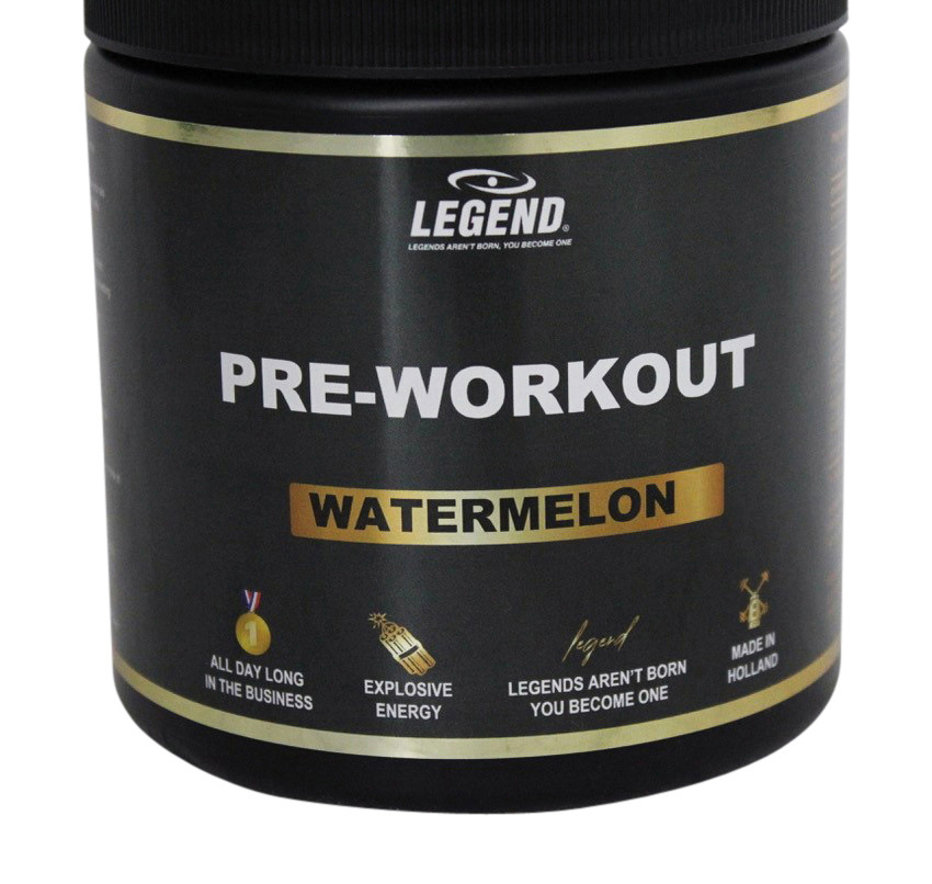 LEGEND Pre Workout Watermeloen 330 gram LEGEND Pre Workout Watermeloen 330 gram