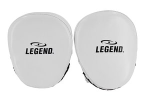 Power Impact Pads White/Black Leather