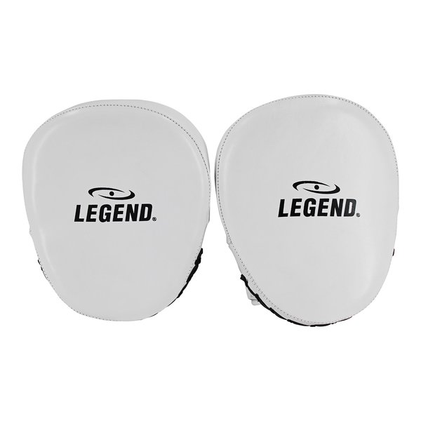 Power Impact Pads White/Black Leather