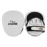 Power Impact Pads White/Black Leather