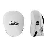 Power Impact Pads White/Black Leather