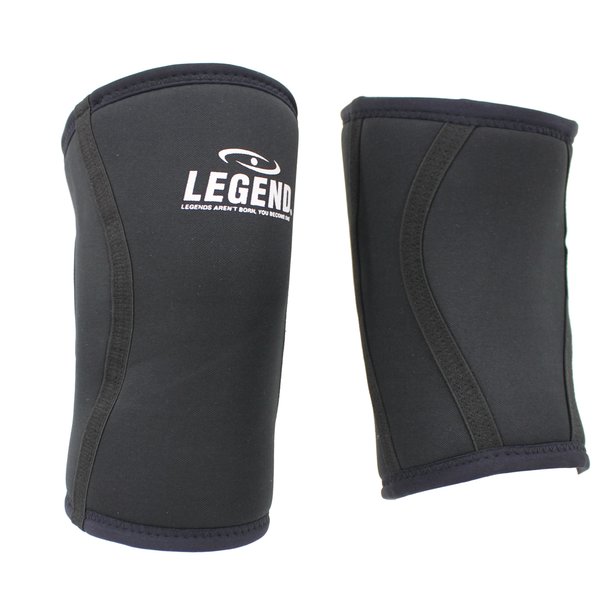 Power Lifting Knie Band 10mm Heren/Dames Zwart