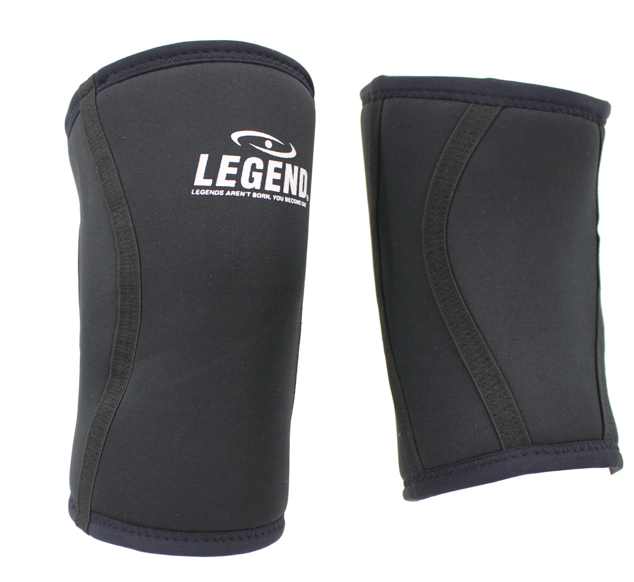 Power Lifting Knie Band 10mm Heren/Dames Zwart