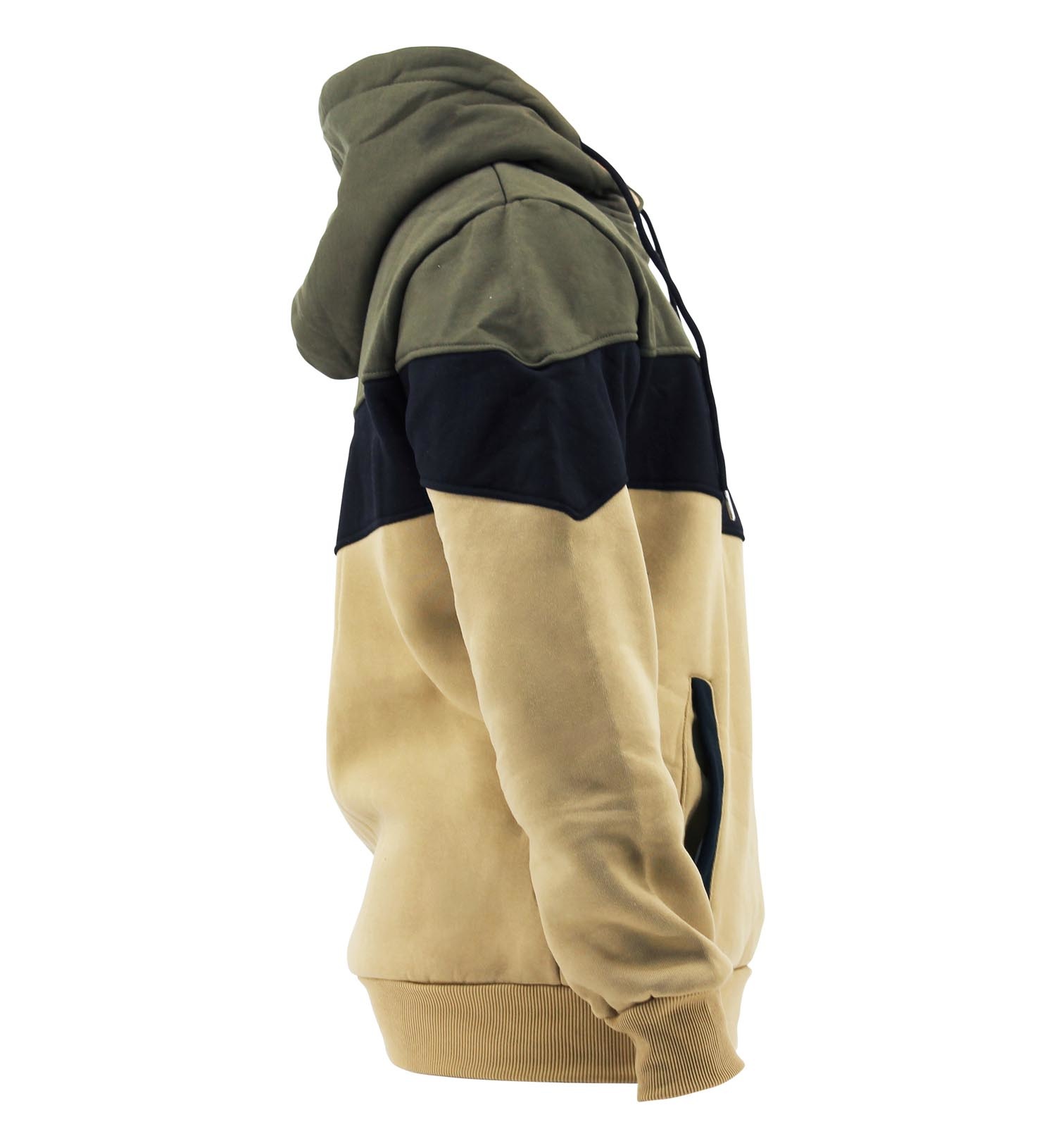 Hoodie Legend tricolore ladies/men Beige fleece
