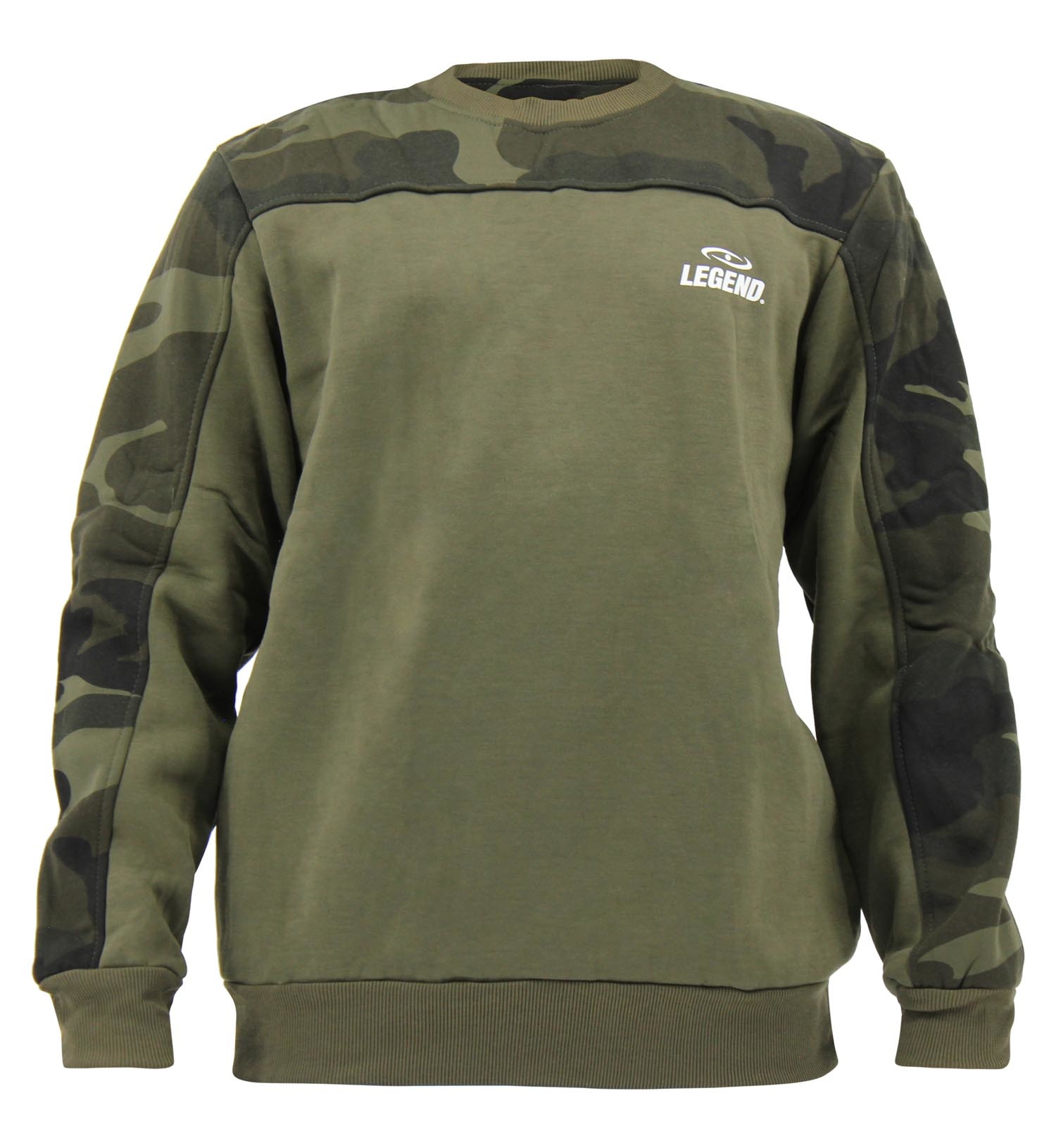 Trui/sweater dames/heren Army Camo fleece
